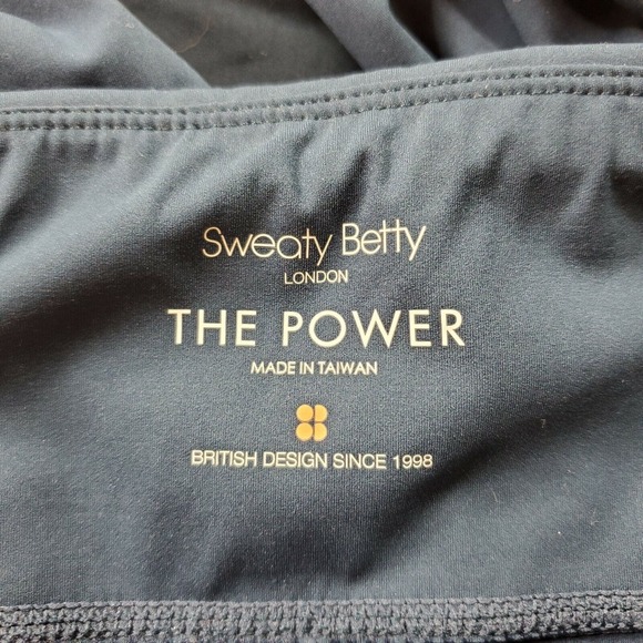 CC - Sweaty Betty The Power Leggings 7/8 Pants Womens XS Union Jack Blue Stretch - Picture 6 of 7